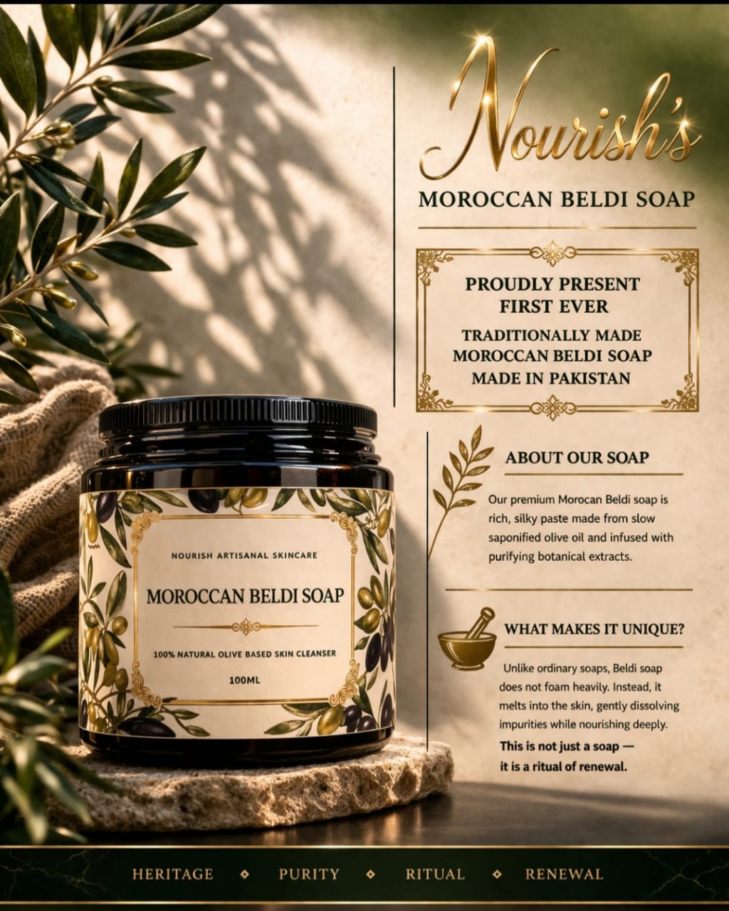 Moroccan Beldi Soap